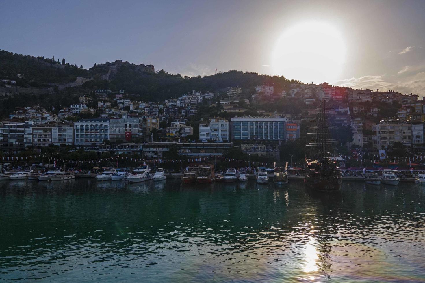 alanya 2022 antalya flygstad och hav foto