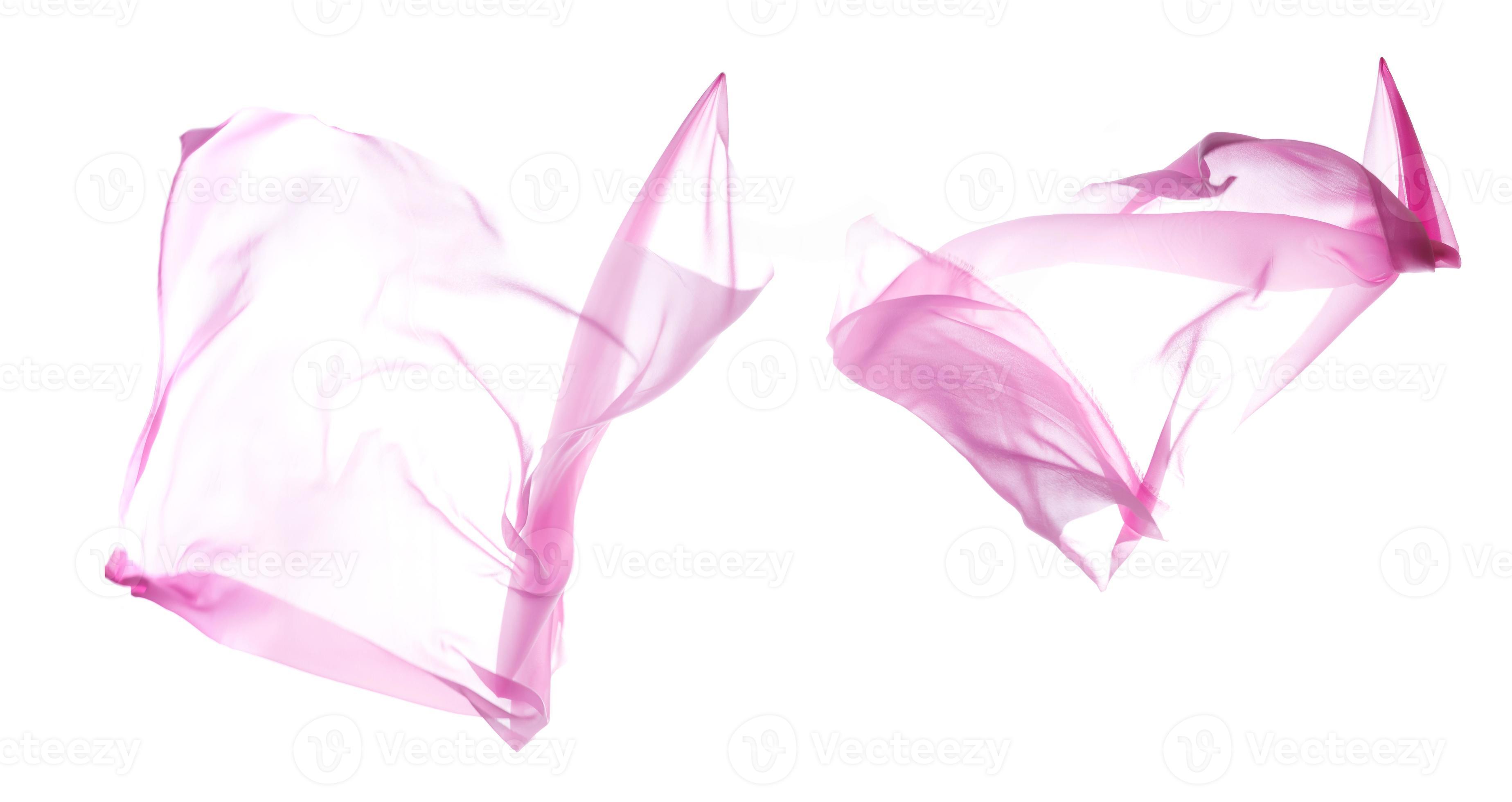 slät elegant transparent rosa tyg foto