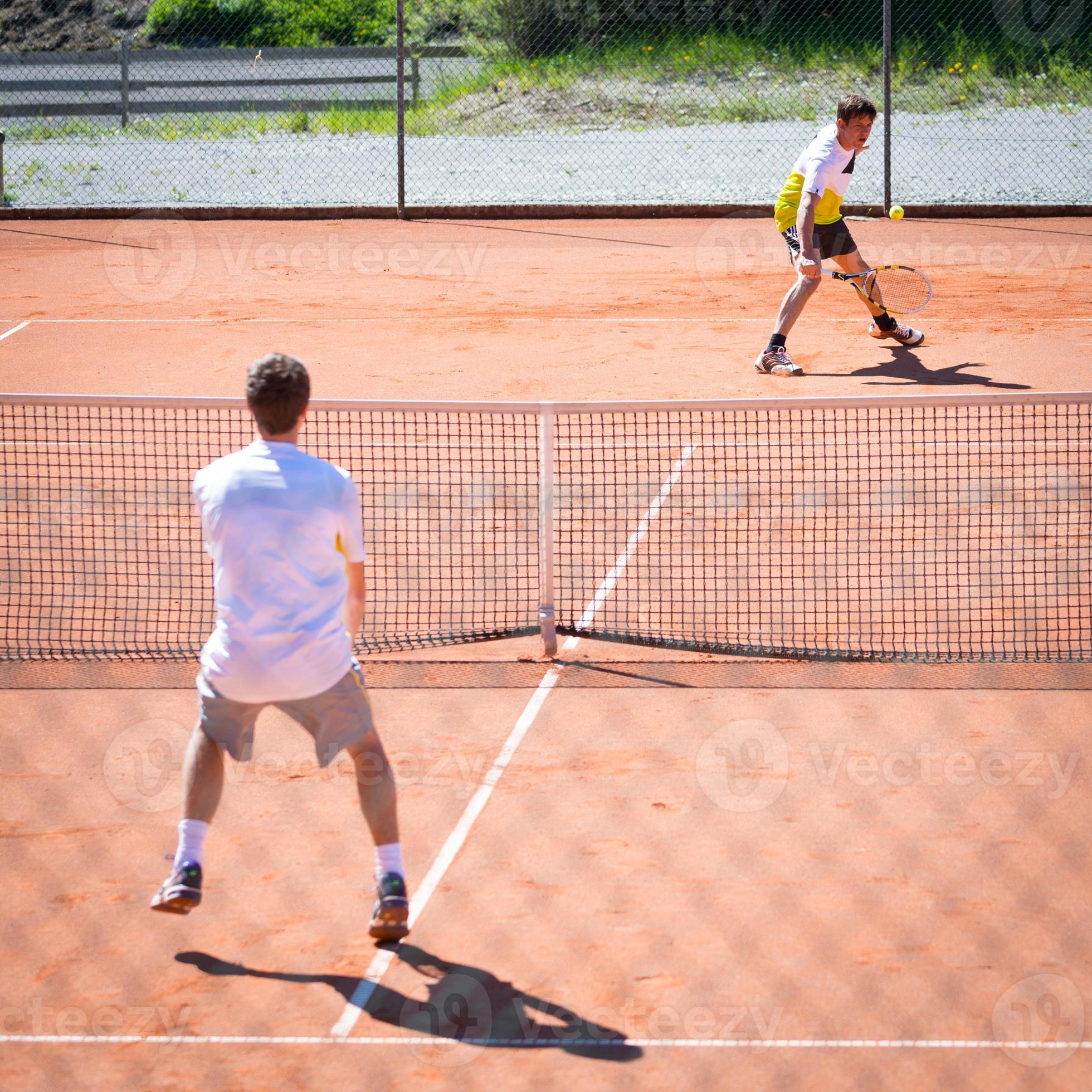 tennismatch foto