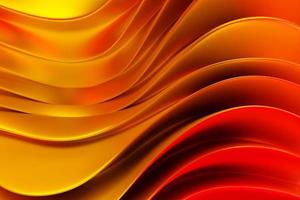 abstrakt gradient och geometriska ränder mönster. linjärt orange mönster, 3d illustration. foto