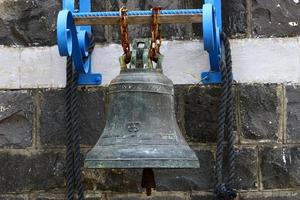 tiberias israel 23 mars 2019 de heliga apostlarnas kloster är ett manligt kloster i den jerusalem ortodoxa kyrkan i Israel. foto