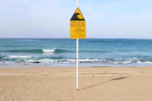 sandstrand vid Medelhavet. foto