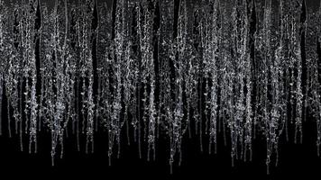 vattenfall design på svart bakgrund foto