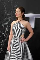 los angeles, 28 juni - emilia clarke på terminator genisys los angeles premiär på Dolby Theatre den 28 juni 2015 i los angeles, ca. foto