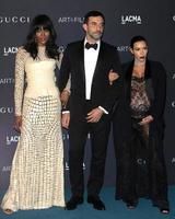 los angeles, 7 november - naomi campbell, ricardo tisci, kim kardashian på lacma art film gala på lacma den 7 november 2015 i los angeles, ca. foto