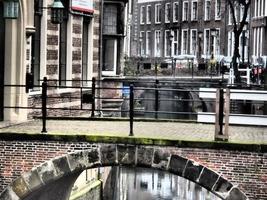staden utrecht i nederländerna foto