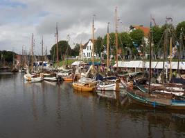 hamnen i carolinensiel foto