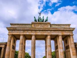 hdr brandenburger tor berlin foto