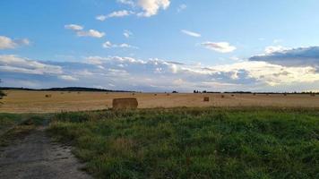 vacker och vacker solnedgångsscen i England, brittiskt landskap foto