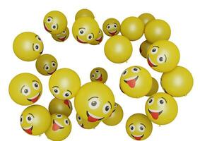 3D-rendering emoticon eller emoji perfekt för sociala medier, varumärke, reklamkampanj och många fler gratis nedladdningar foto