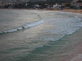 s'agaro beach på den katalanska costa brava, spanien foto