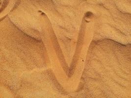 sanddyner i öknen foto