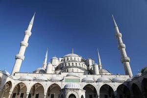 sultanahmet blå moské i istanbul foto