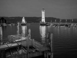 den bayerska staden lindau foto