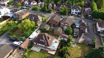 vacker flygvy och hög vinkel bilder av leagrave station område i london luton stad i England, Storbritannien foto