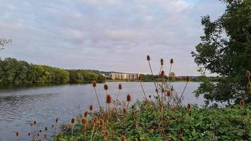 Caldecotte Lake View på Milton Keynes England foto