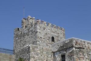 tornet av bodrum slott i Turkiet foto