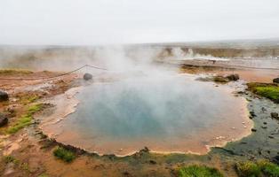 geysir på island foto