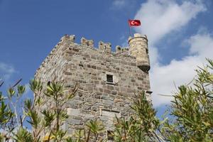 Bodrum slott i Turkiet foto