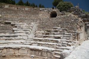 teatern i efesos antika staden foto