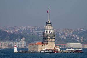 jungfrutornet i istanbul, Turkiet foto