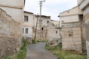 gamla hus i avanos stad, Turkiet foto