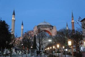 hagia sophia museum i istanbul city, Turkiet foto