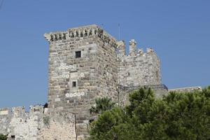 tornet av bodrum slott i Turkiet foto