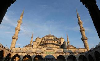 sultanahmet blå moské i istanbul foto