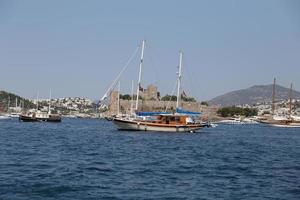 Bodrum slott i Turkiet foto