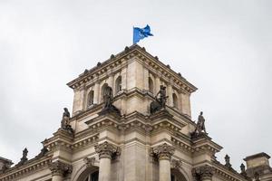 tyska parlamentet, riksdagsbyggnaden i berlin, tyskland foto