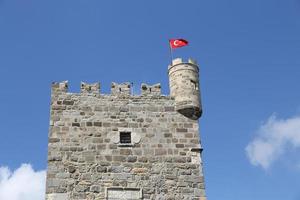 Bodrum slott i Turkiet foto