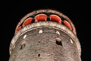 galata tower i beyoglu, istanbul city, Turkiet foto