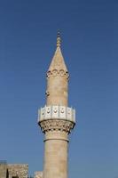 minaret av bodrum slott moskén foto