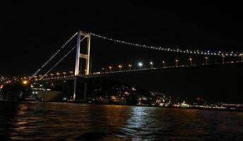 bosphorus bridge, istanbul, turkiet foto