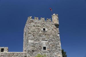 tornet av bodrum slott i Turkiet foto