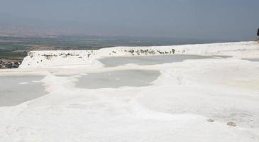 travertin i pamukkale foto