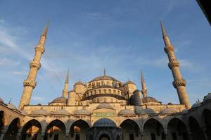 sultanahmet blå moské i istanbul foto