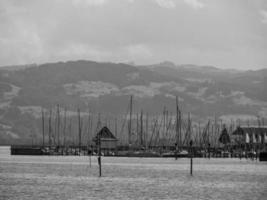 den bayerska staden lindau foto