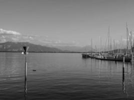 den bayerska staden lindau foto