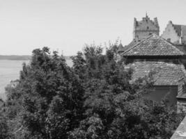 staden meersburg vid Bodensjön foto