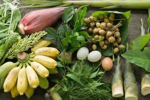 mångfaldiga asiatiska grönsaker. foto