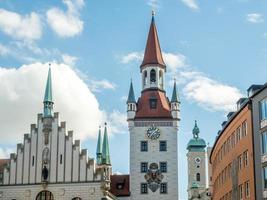 gamla rådhuset i München foto