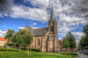 christus kirche kyrka, fulda, hessen, tyskland foto