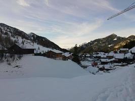 vinter i malbun, liechtenstein foto