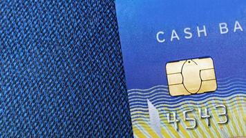 kreditkort närbild bild för affärsinnehåll. foto
