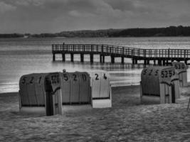 stranden i eckernfoerde i tyskland foto