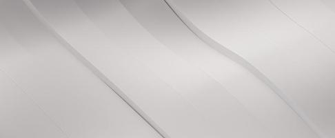 vita våg ränder med gradient bakgrund. volymetrisk beige med 3d-rendering. geometriskt elegant strömmande bäck med elegant böjd design foto