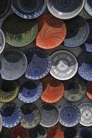 afrika och tunis färgglad keramik foto
