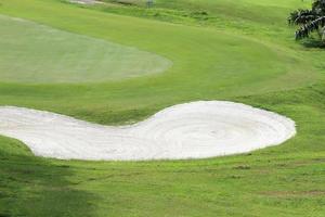 landskap av golffält foto